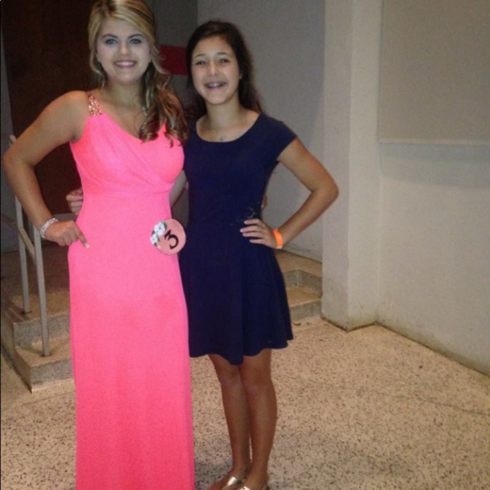 Pink formal dress